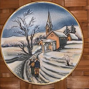 Christmas card series plate bye. Tiziano